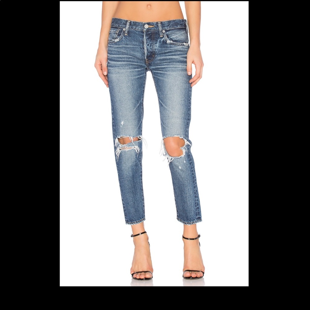 Moussy Vintage LaTrobe tapered jeans 24 NWT